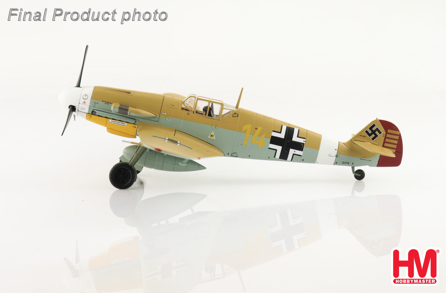 1/48 Bf-109F-4 Trop "Star of Africa" flown by Lt. Hans-Joachim Marseille 3./JG 27 Libya Feb 1942