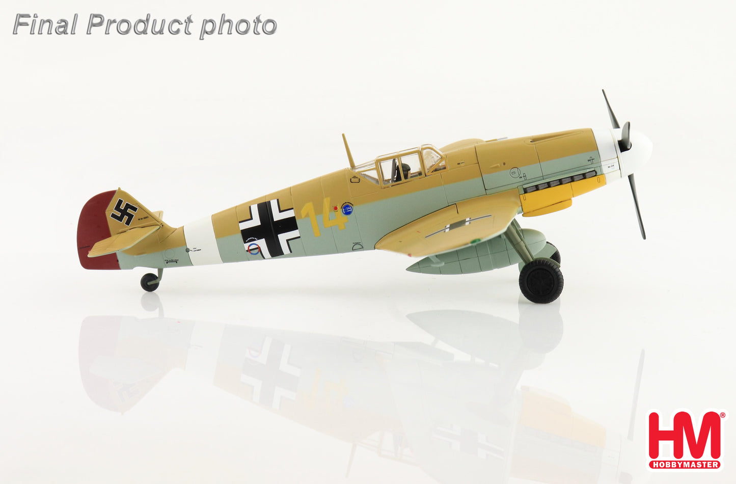 1/48 Bf-109F-4 Trop "Star of Africa" flown by Lt. Hans-Joachim Marseille 3./JG 27 Libya Feb 1942
