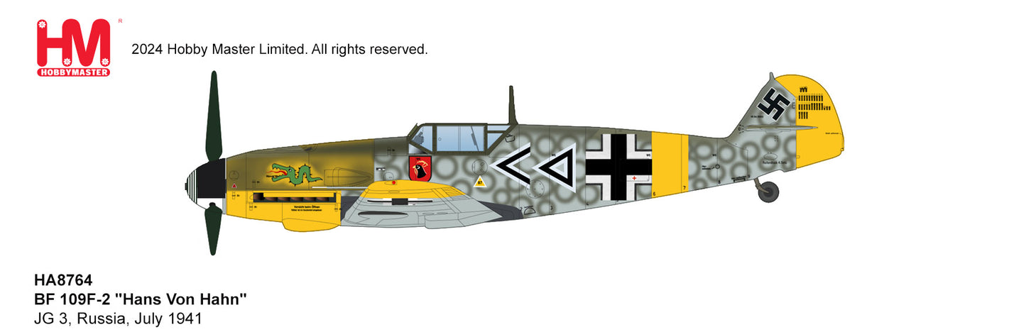1/48 Bf-109F-2 "Hans Von Hahn" JG 3 Russia July 1941