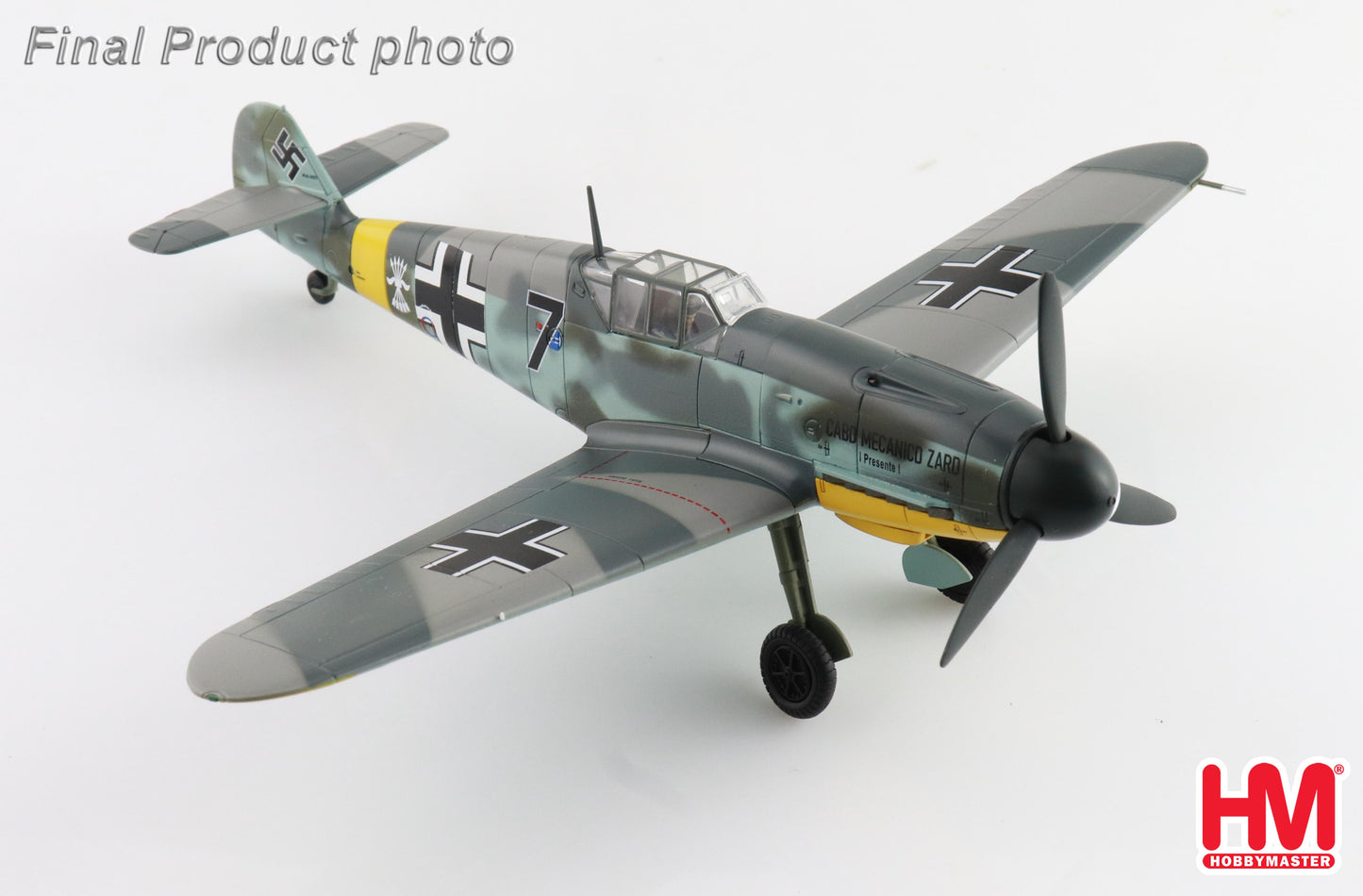 1/48 Bf-109F-2 "Cabo Mecanico Zaro" Black 7 2 Escuadrilla Azulm Russia 1942