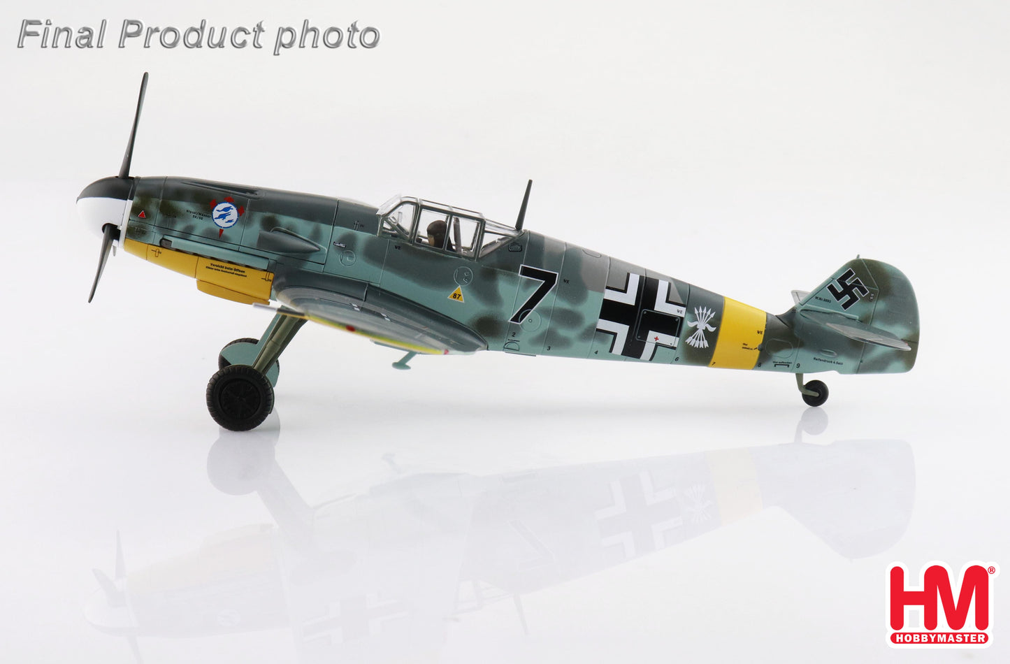 1/48 Bf-109F-2 "Cabo Mecanico Zaro" Black 7 2 Escuadrilla Azulm Russia 1942