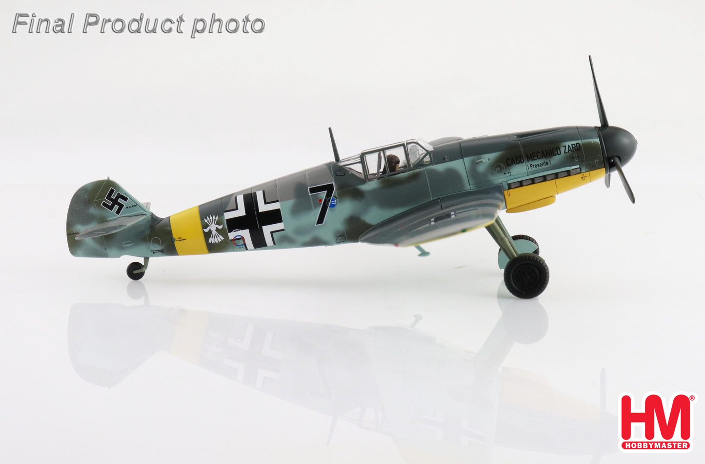 1/48 Bf-109F-2 "Cabo Mecanico Zaro" Black 7 2 Escuadrilla Azulm Russia 1942