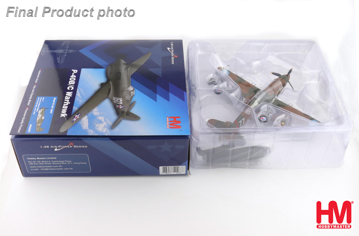 1/48 P-40B/C Hawk 81-A2 "AVG" No.77 flown by Robert Smith 3rd Pursuit Sqn. Nov 1941