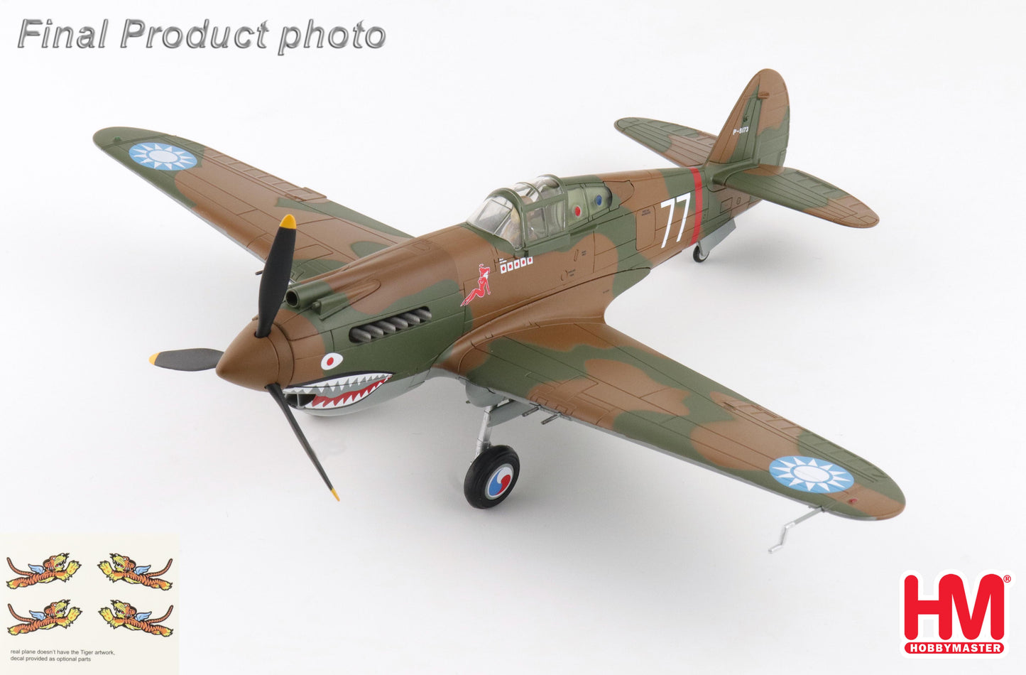 1/48 P-40B/C Hawk 81-A2 "AVG" No.77 flown by Robert Smith 3rd Pursuit Sqn. Nov 1941