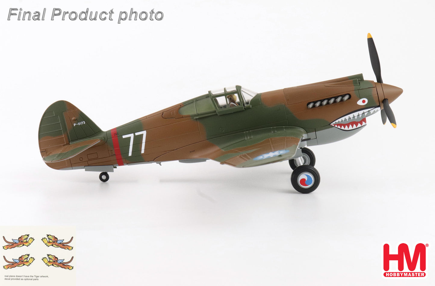 1/48 P-40B/C Hawk 81-A2 "AVG" No.77 flown by Robert Smith 3rd Pursuit Sqn. Nov 1941
