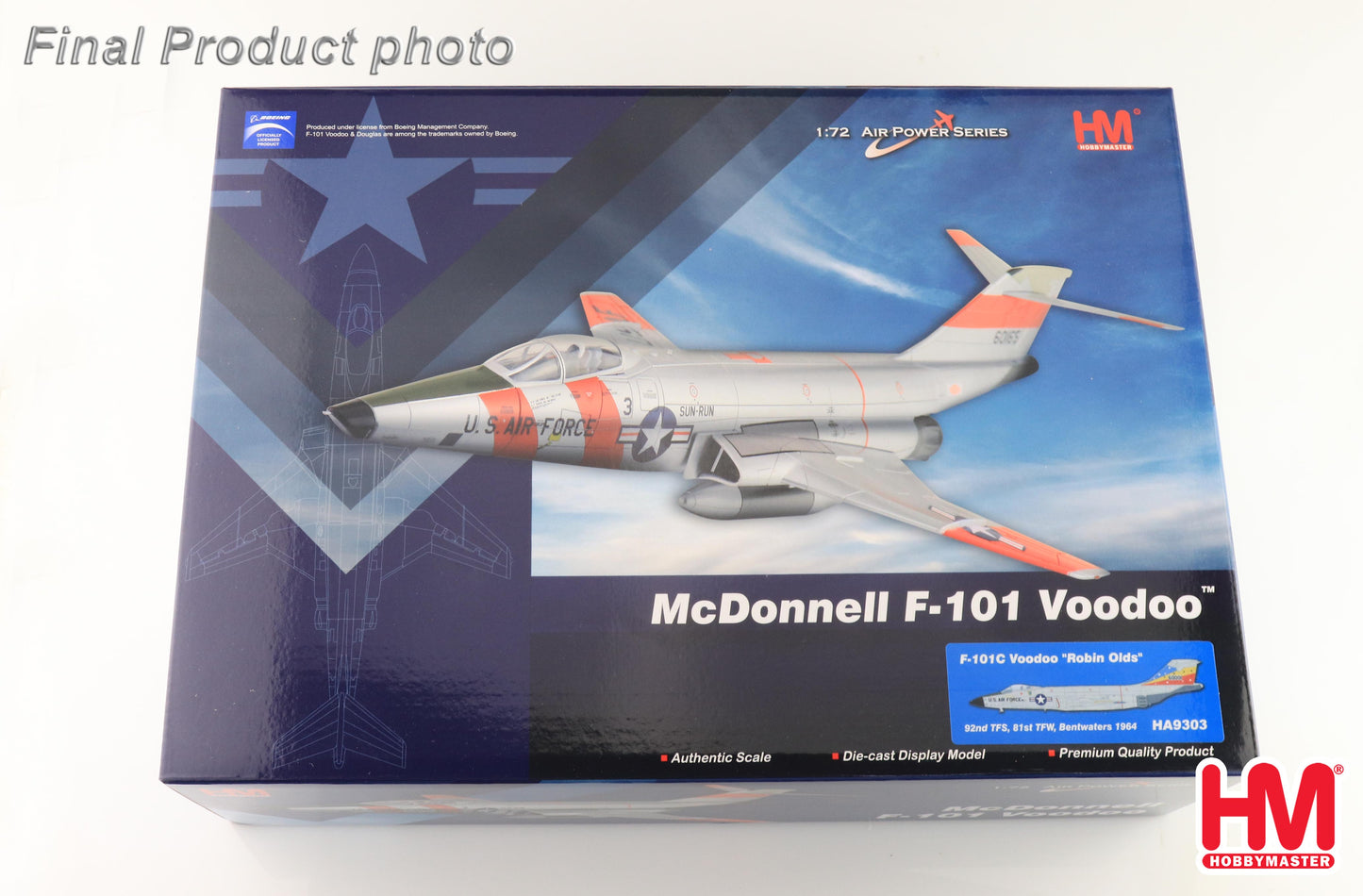 1/72Â F-101C Voodoo "Robin Olds" 92nd TFS 81st TFW Bentwaters 1964