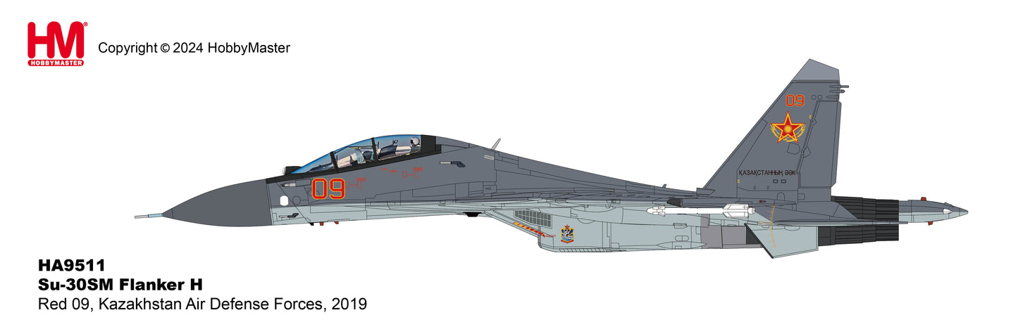 1/72 Su-30SM Flanker H Red 09 Kazakhstan Air Defense Forces 2019 "Aviadarts Contest"