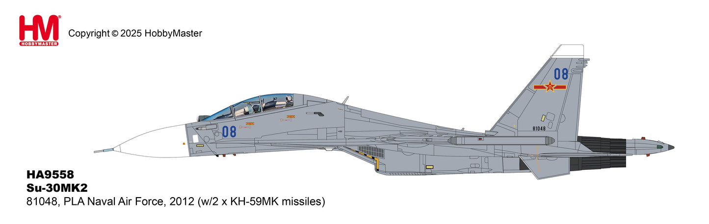 1/72 Su-30MK2 81048 PLA Naval Air Force 2012 (with 2 x KH-57MK Missiles)