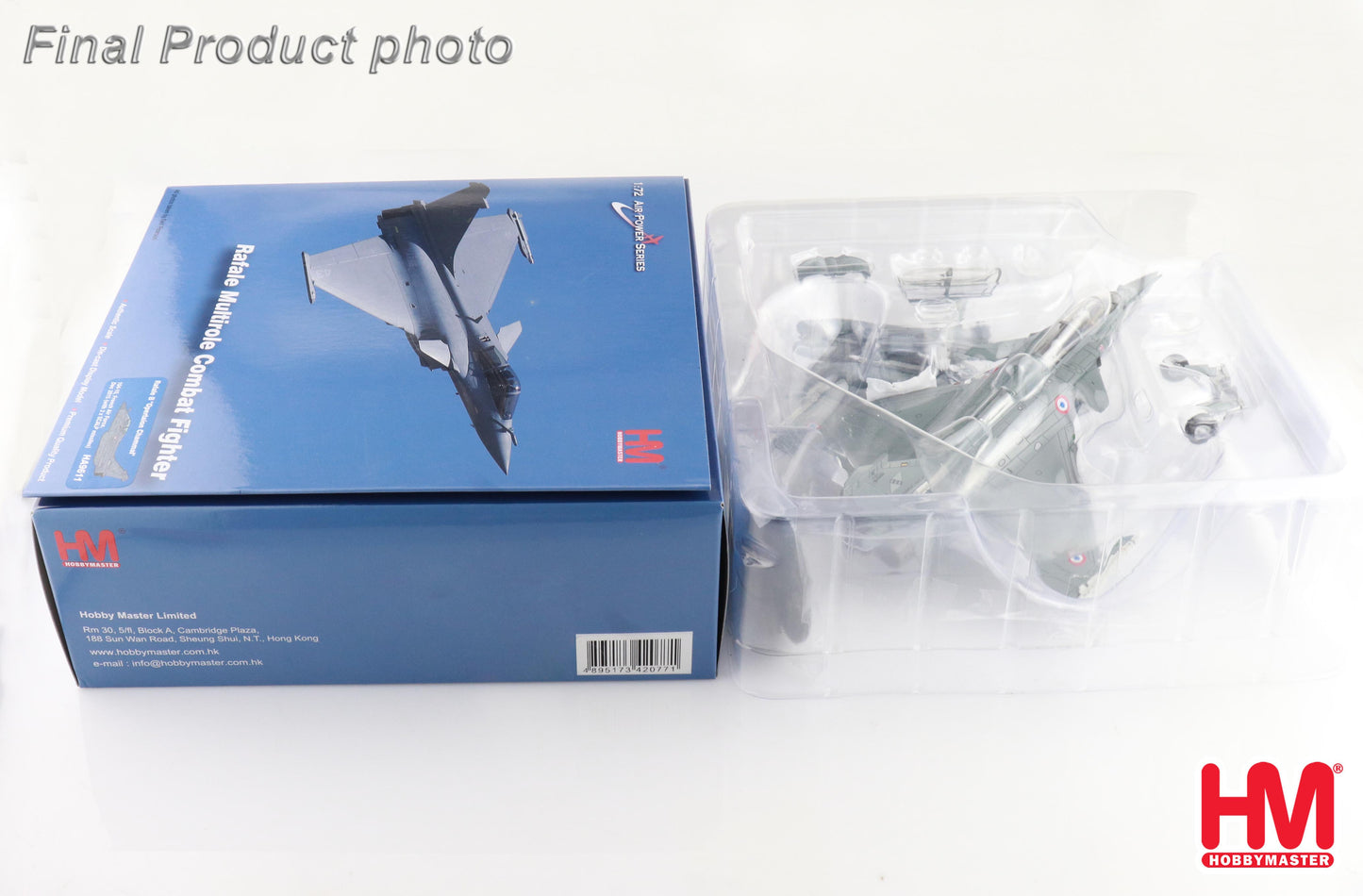 1/72 Rafale B "Opertaion Chammal" 104-10 French Air Force Dec 2015 (with 2 x SCALP Missiles)