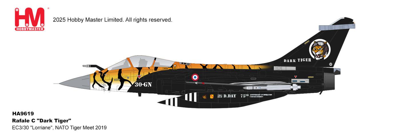 1/72 Rafale C "Dark Tiger" EC3/30 "Lorriane" NATO Tiger Meet 2019