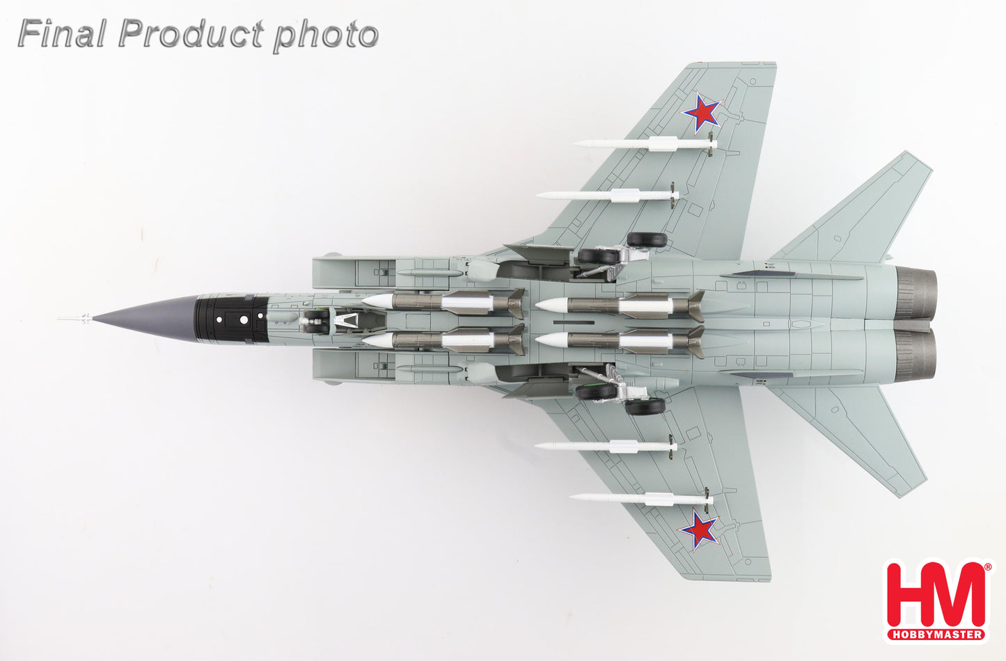1/72 MiG-31BM Red 24 712 Interceptor Regiment Kansk Central Military Region 2022 (with R-77 and R-37 Missiles)