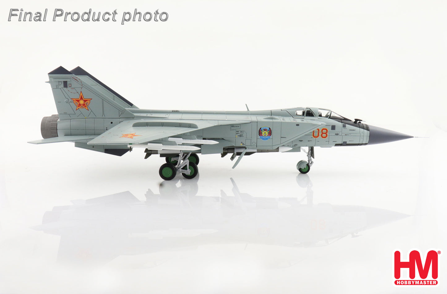 1/72 MiG-31B Red 08 Kazakhstan Air Defense Forces 610th Air Base Sary-Arka Airport 2012
