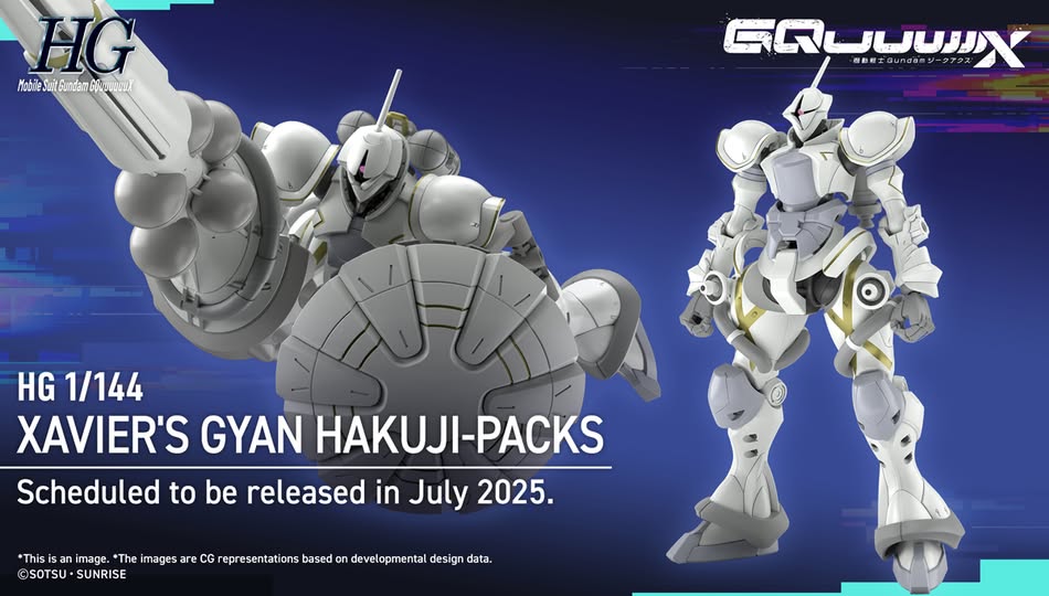 HG 1/144 XAVIER'S GYAN HAKUJI-PACKS