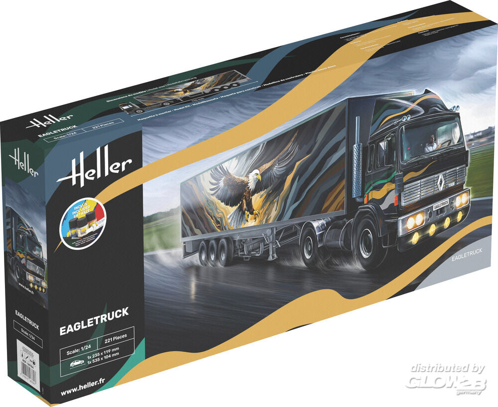 1/24 GIFT SET Eagletruck (Includes: Cement, Brush and Main Paints)