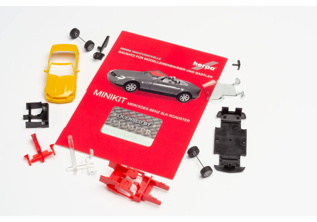 1/87 Mercedes-Benz SLK Roadster Yellow Minikit