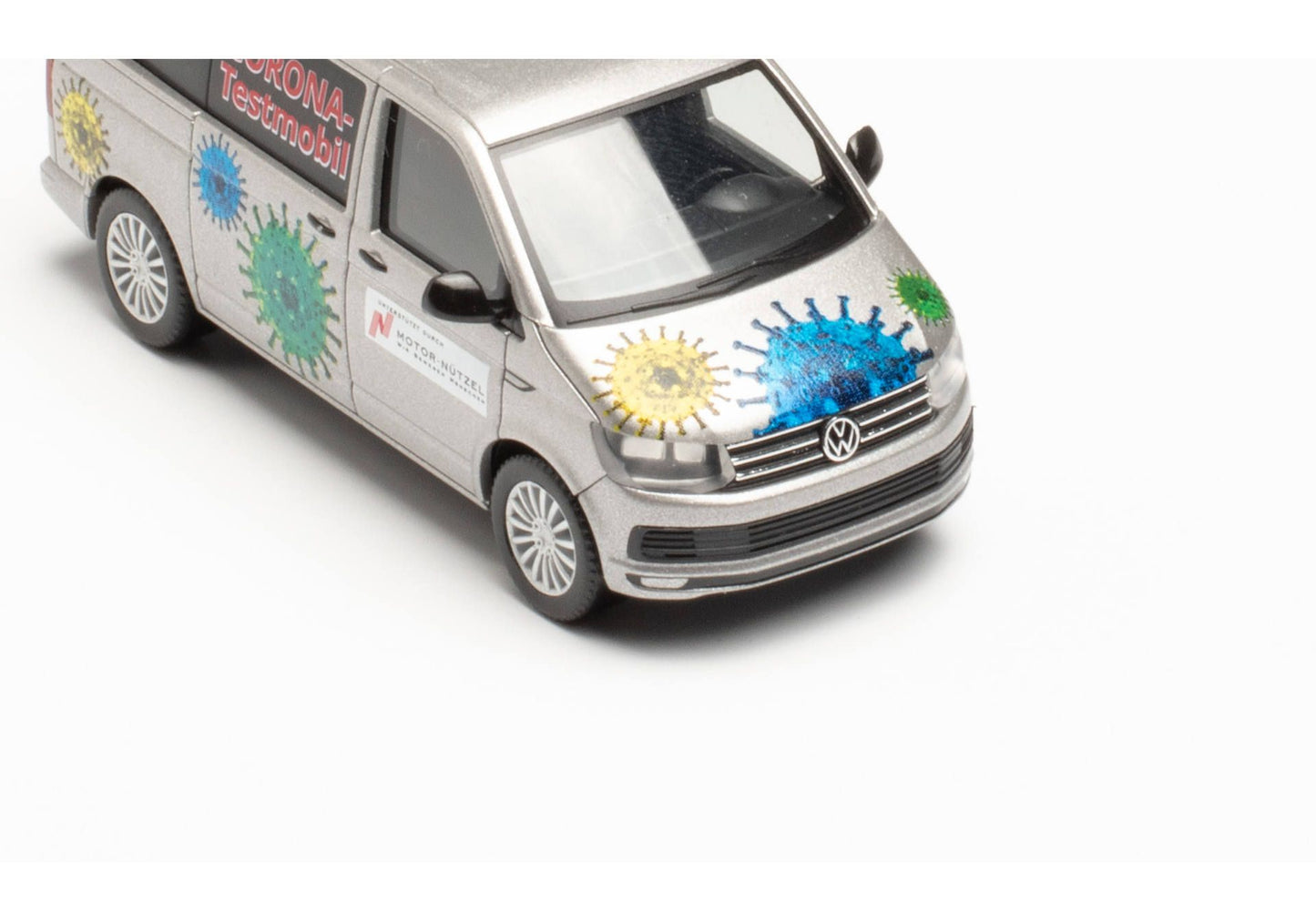 1/87 Volkswagen (VW) T6 Bus Corona Virus Testing Vehicle District of Hof / Motor Nützel