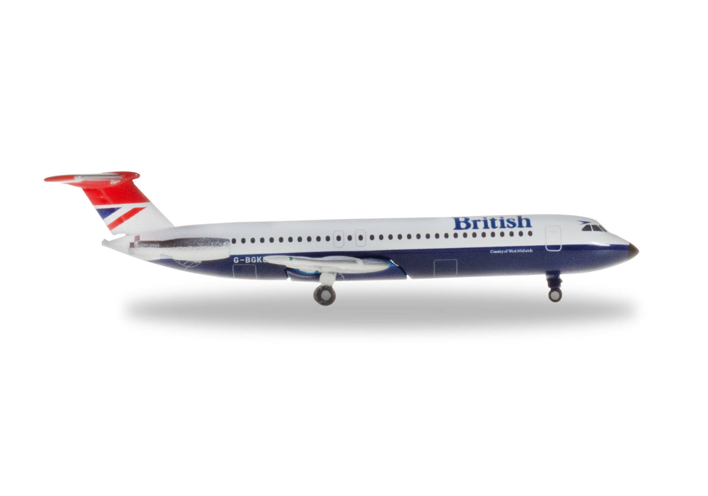 1/500 British Airways BAC 1-11-500 Negus Colors G-BGKE