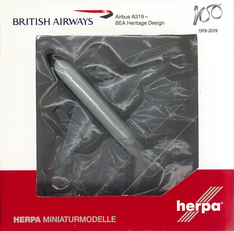 1/500 British Airways Airbus A319 100th "BEA Heritage Design" G-EUPJ