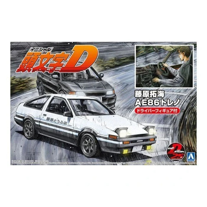 1/24 INITIAL-D FUJIWARA TAKUMI AE86 TRUENO (PROJECT-D Ver.) with Figure