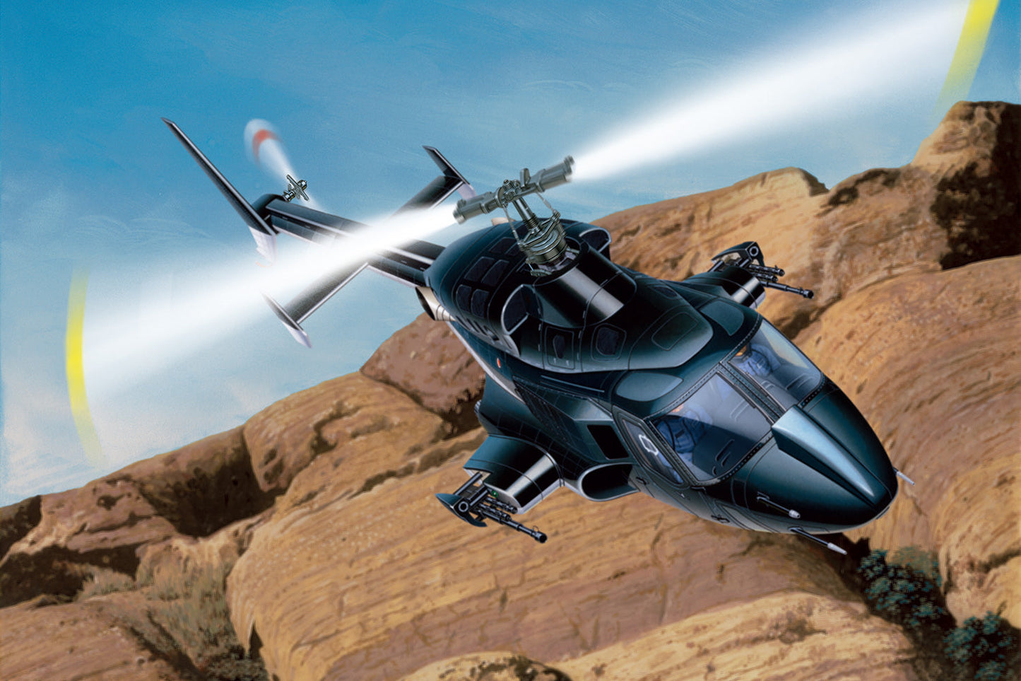 1/48 AIRWOLF Clear Body Version