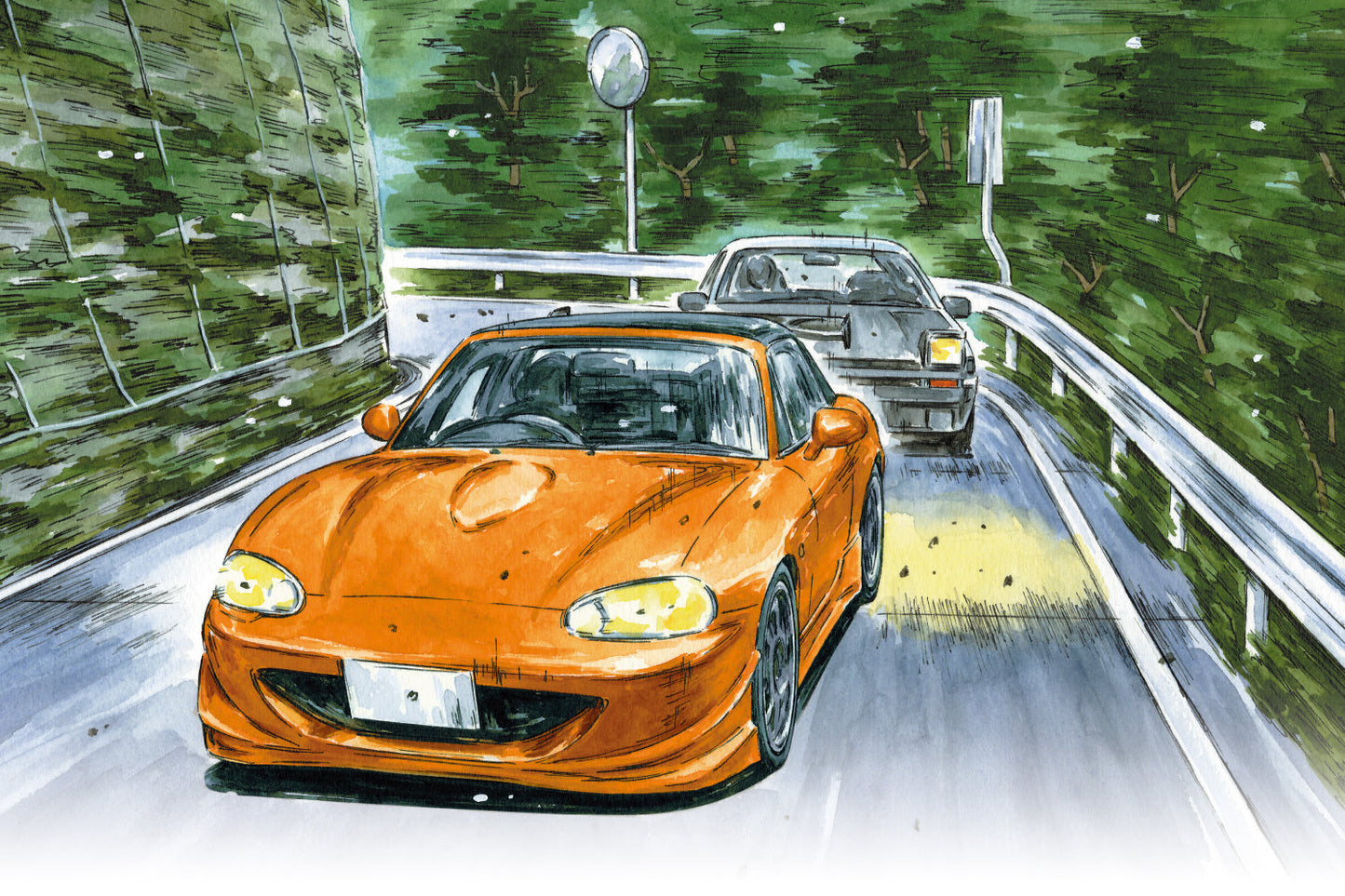 1/24 INITIAL-D OMIYA SATOSHI NB8C Roadster