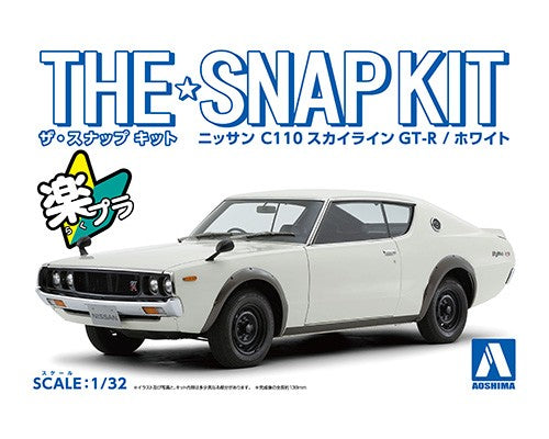 1/32 SNAP NISSAN C110 SKYLINE GT-R (White)