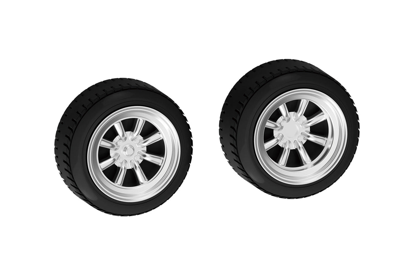 1/32 SNAP NISSAN SKYLINE 2000 GTR CUSTOM WHEEL (Red)