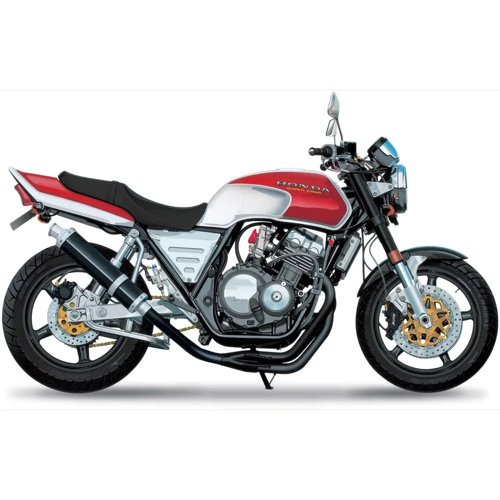 1/12 HONDA NC31 CB400 SUPER FOUR '92 with CUSTOM PARTS