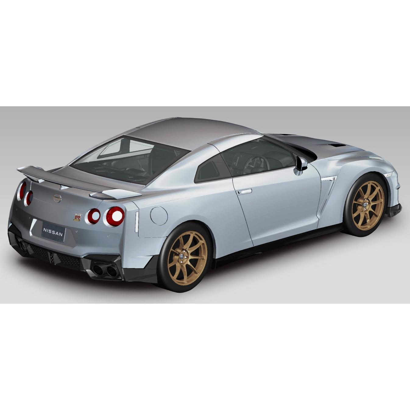 1/32 SNAP Nissan R35 Nissan GT-R 2024 (Ultimate Metal Silver)