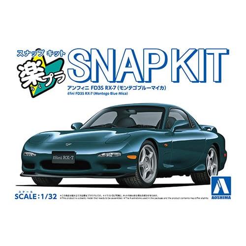 1/32 Snap Mazda FD3S RX-7 (Montego Blue Mica)