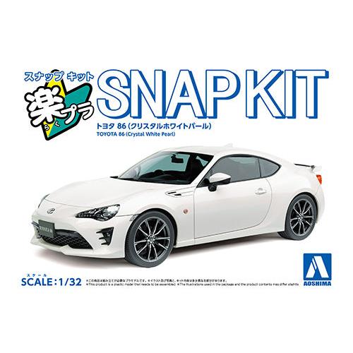 1/32 Snap Toyota 86 (Crystal White Pearl)