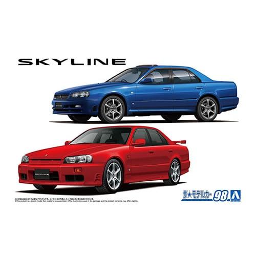 1/24 Nissan ER34 Skyline 25GT-X Turbo '98 / 25GT Turbo '01