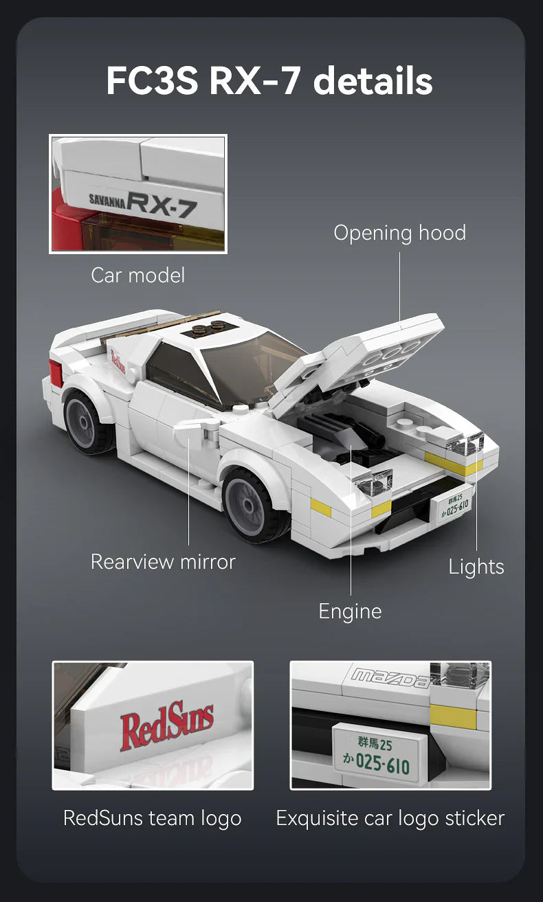 Initial D Ryosuke Takahashi Mazda RX-7 FC3S