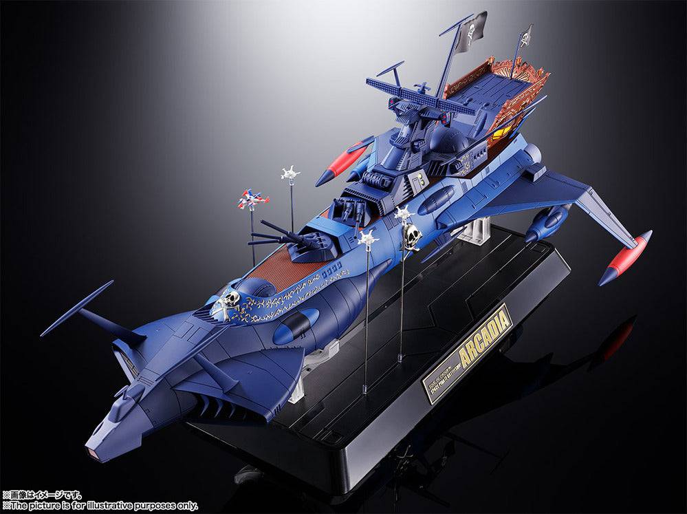 SOUL OF CHOGOKIN GX93 SPACE PIRATE BATTLE SHIP ARCADIA