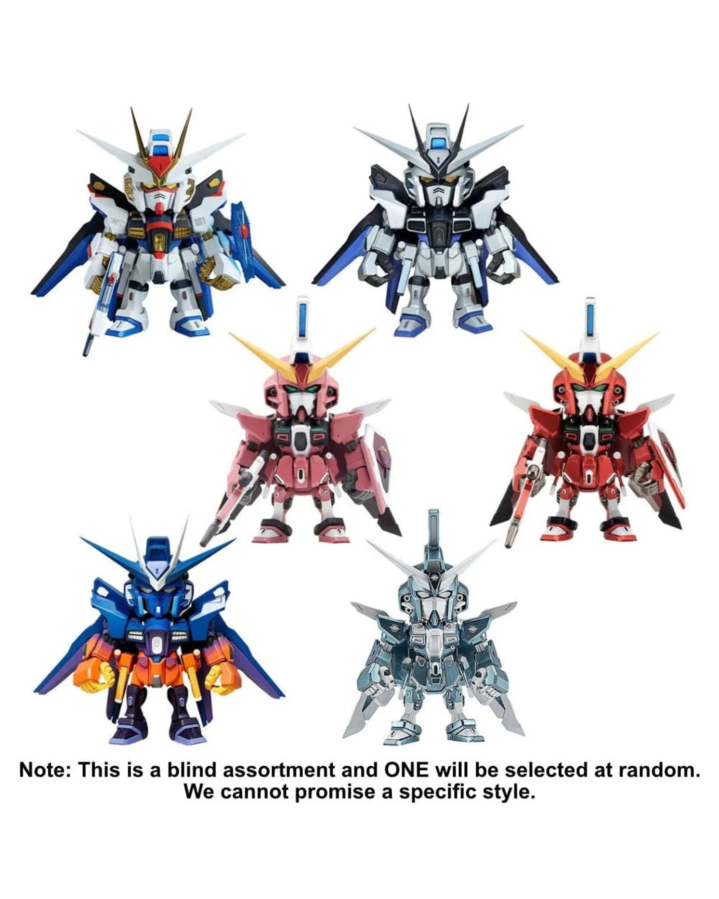 QMSV Mini Strike Freedom Gundam & Justice Gundam