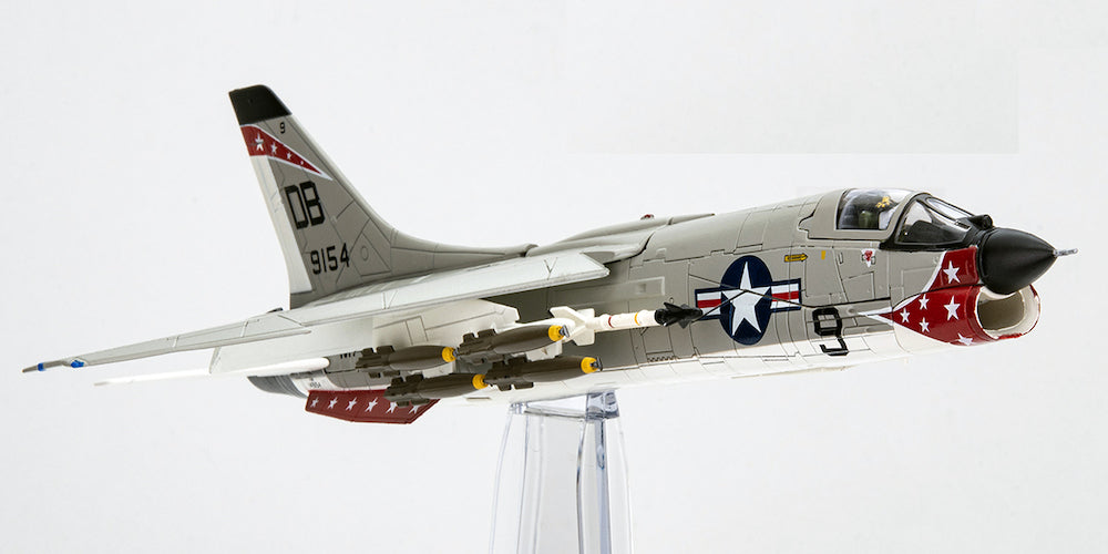 1/72 F8E Crusader U.S. Marine Corps VMF AW235 Death Angels DB9 1966 Flaps Down