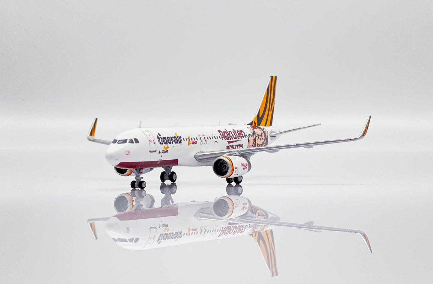 1/400 Tigerair Taiwan Airbus A320 B50006 Rakuten Monkeys Livery