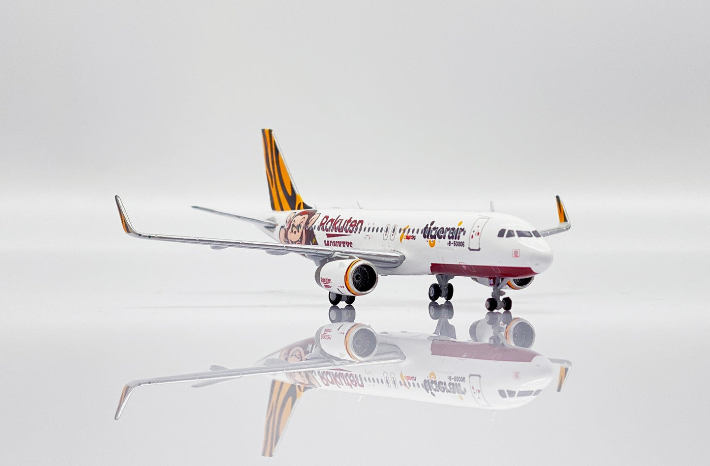 1/400 Tigerair Taiwan Airbus A320 B50006 Rakuten Monkeys Livery
