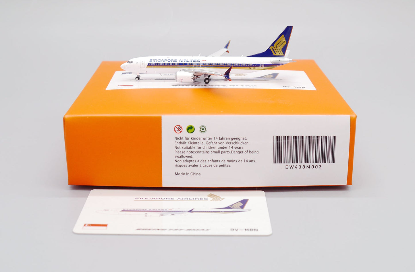 1/400 Singapore Airlines B737 MAX 8 9VMBN