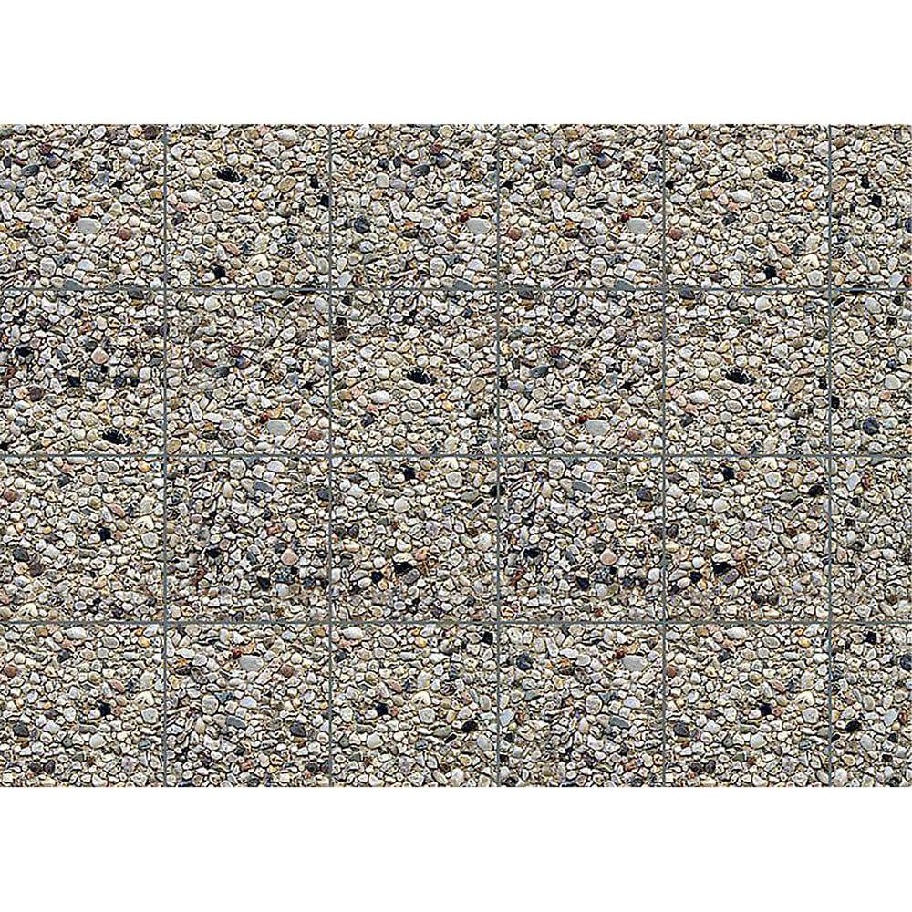 HO Wall Card Exposed Aggregate Concret