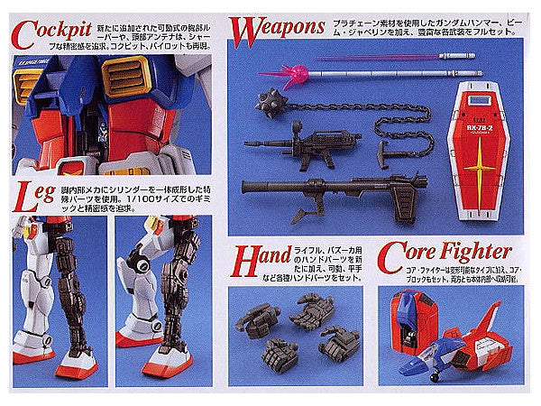 MG 1/100 RX78 GUNDAM Ver.1.5