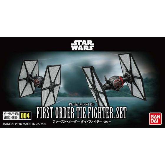 STAR WARS VEHICLE MODEL 004 FIRST ORDER TIE FIGHTER SET
