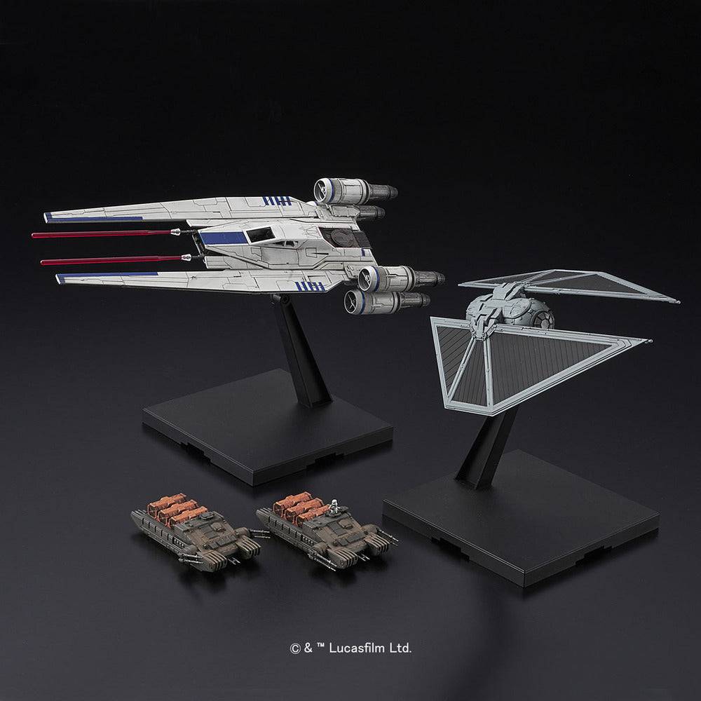 1/144 UWING FIGHTER and TIE STRIKER