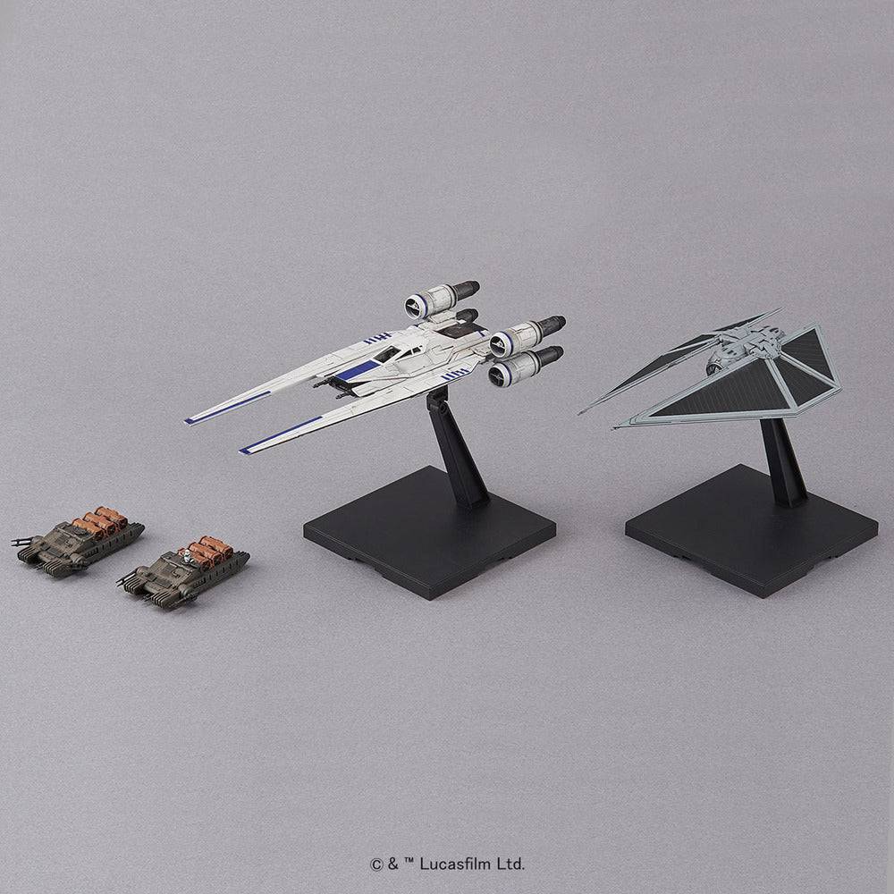 1/144 UWING FIGHTER and TIE STRIKER