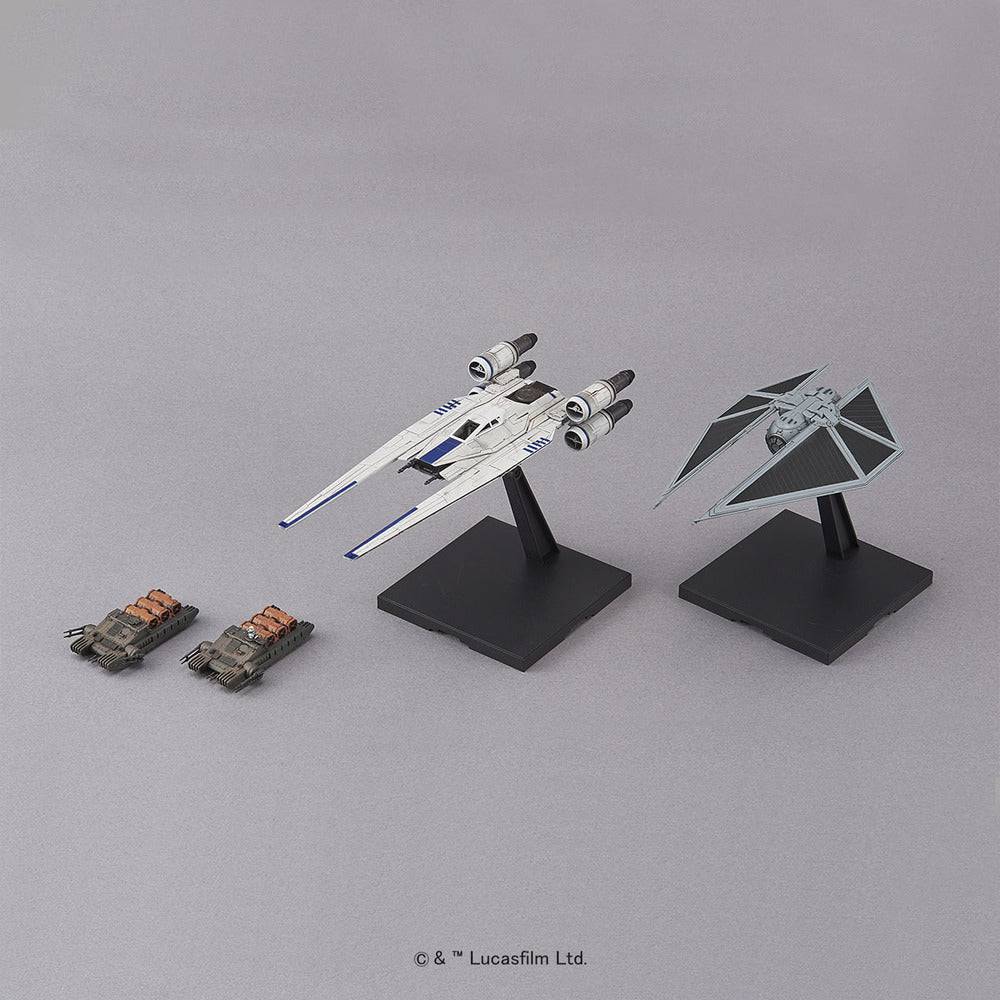 1/144 UWING FIGHTER and TIE STRIKER