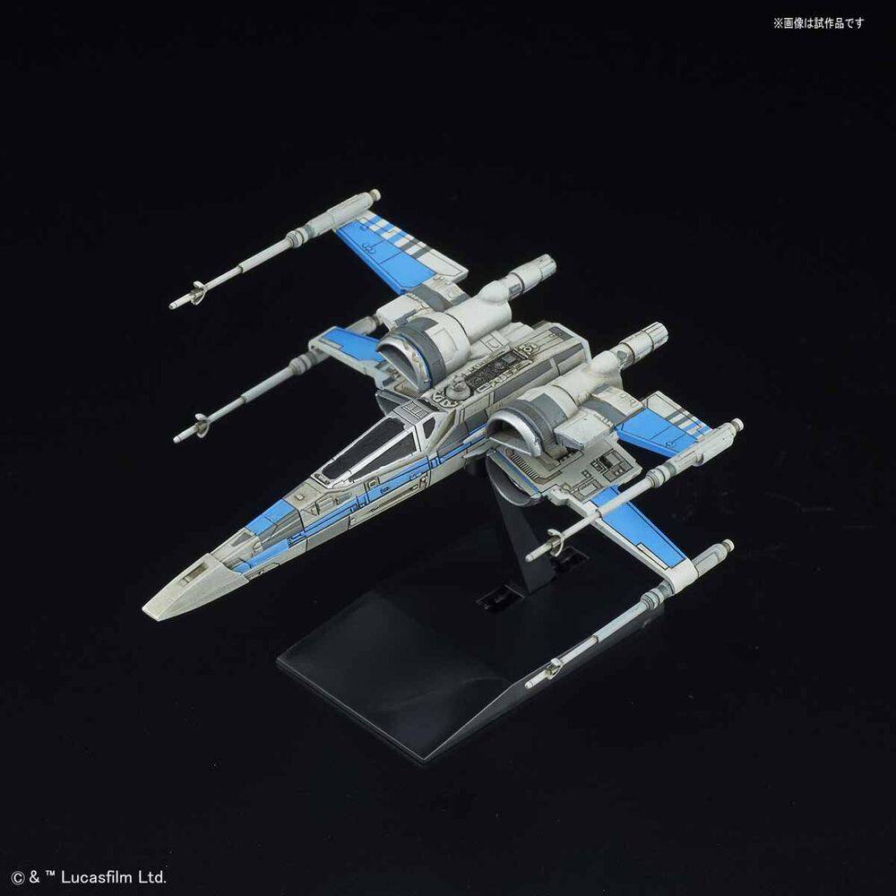 STAR WARS VEHICLE MODEL 011 BLUE SQUADRON RESISTANCE W-WING FIGHTER