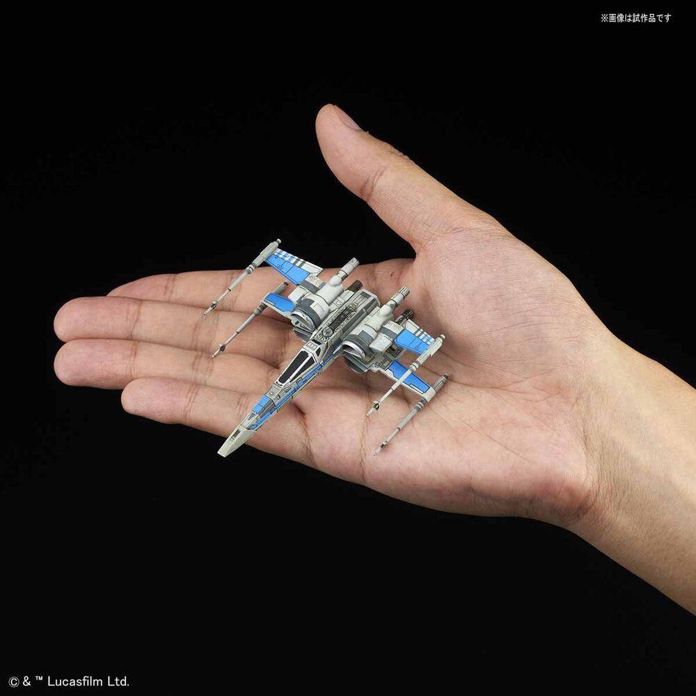 STAR WARS VEHICLE MODEL 011 BLUE SQUADRON RESISTANCE W-WING FIGHTER