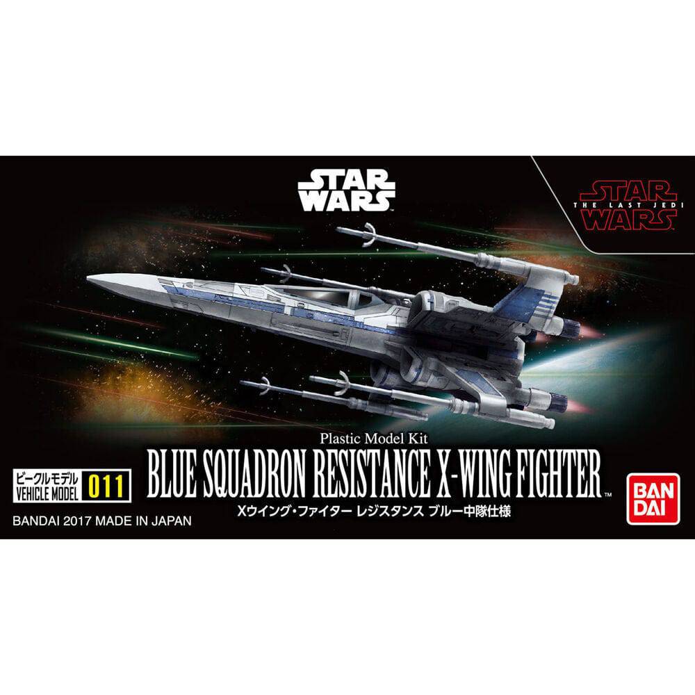 STAR WARS VEHICLE MODEL 011 BLUE SQUADRON RESISTANCE W-WING FIGHTER