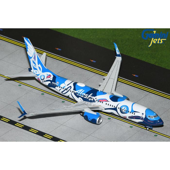 1/200 Alaska Airlines B737-800S N559AS "Salmon People" (Upgrade Stand) RESTOCK