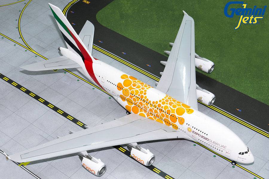 Emirates A6-EOU Expo2020 Orange Livery A380-800